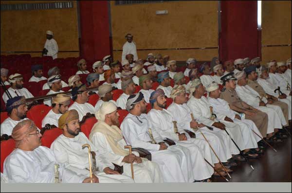 مجموعة من صور حفل تدشين الحملة الوطنية "ابدأ بنفسك" الخميس 1/12015م .. بقاعة اوبار بالمديرية العامة للتراث والثقافة بمحافظة ظفار