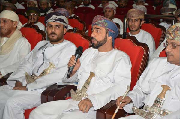 مجموعة من صور حفل تدشين الحملة الوطنية "ابدأ بنفسك" الخميس 1/12015م .. بقاعة اوبار بالمديرية العامة للتراث والثقافة بمحافظة ظفار